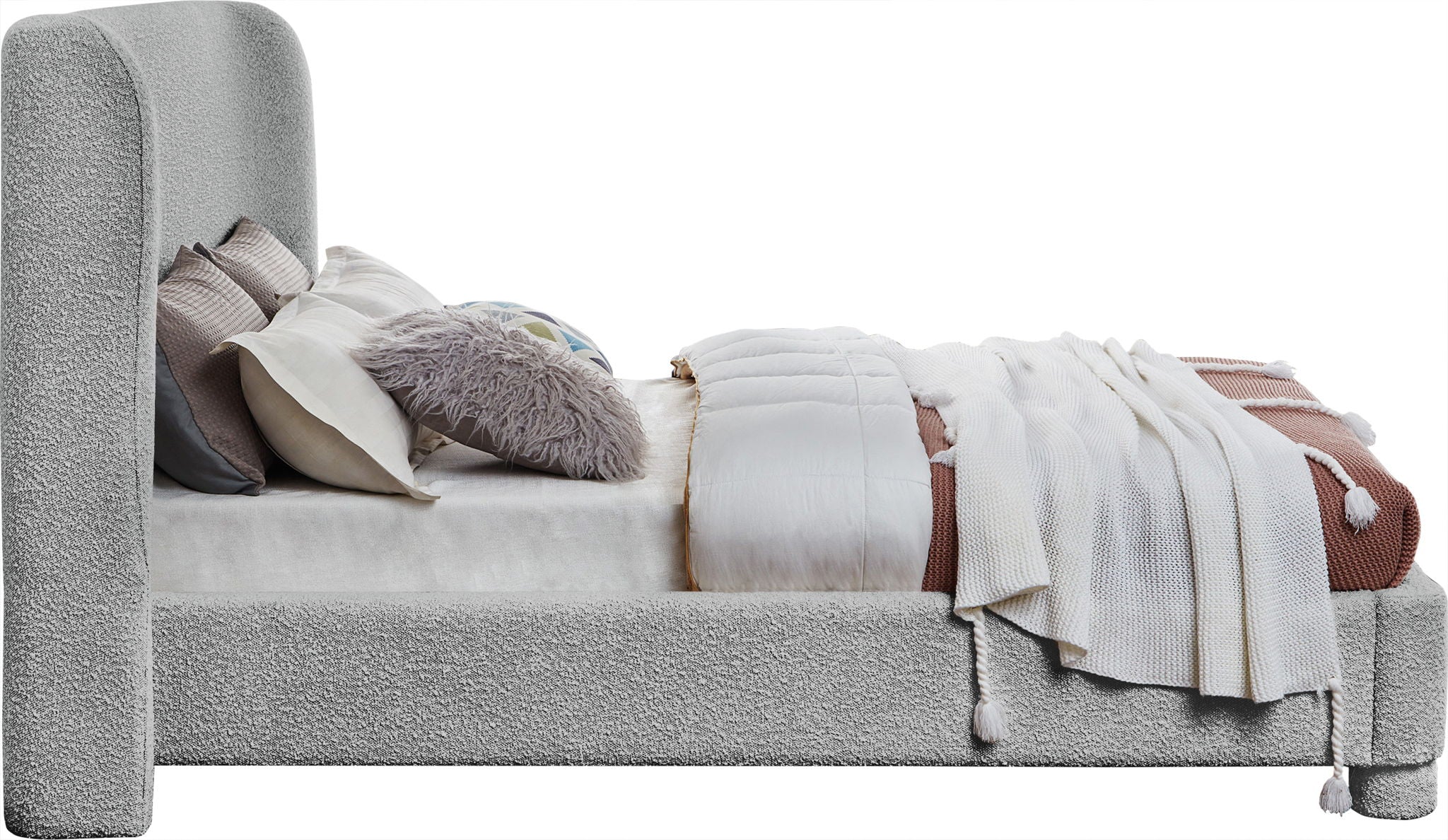 Penny - Boucle Fabric Bed - Urban Living Furniture (Los Angeles, CA)
