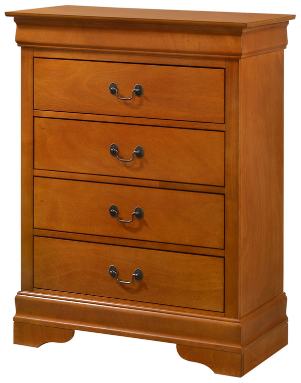 4 Drawer Chest Traditional Style- Oak
