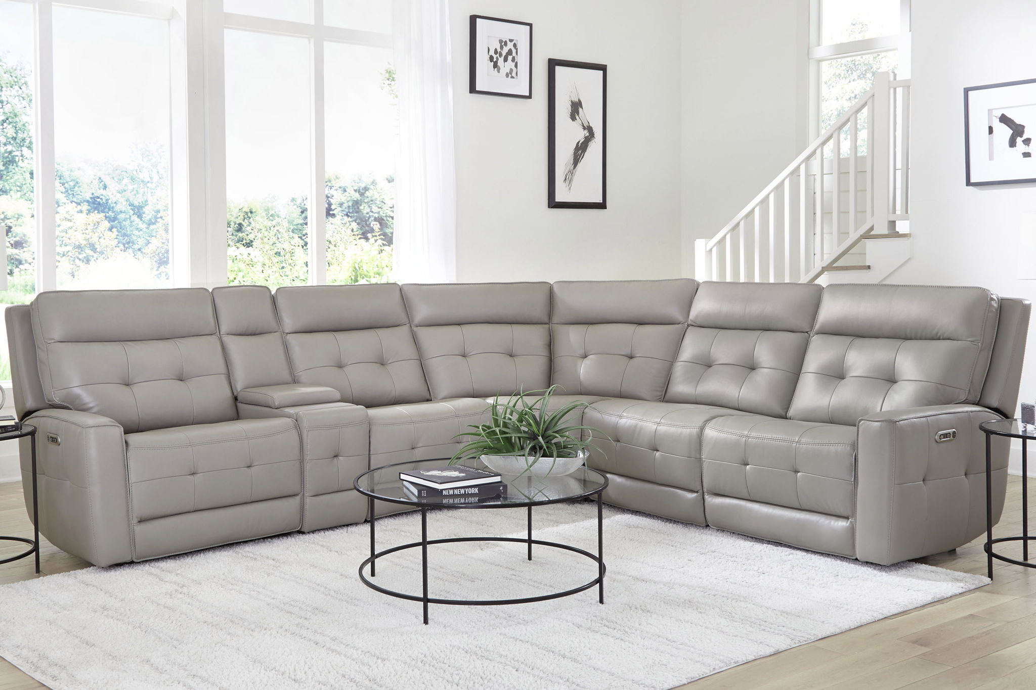 Canterbury - Entertainment Console - Pewter - Urban Living Furniture (Los Angeles, CA)