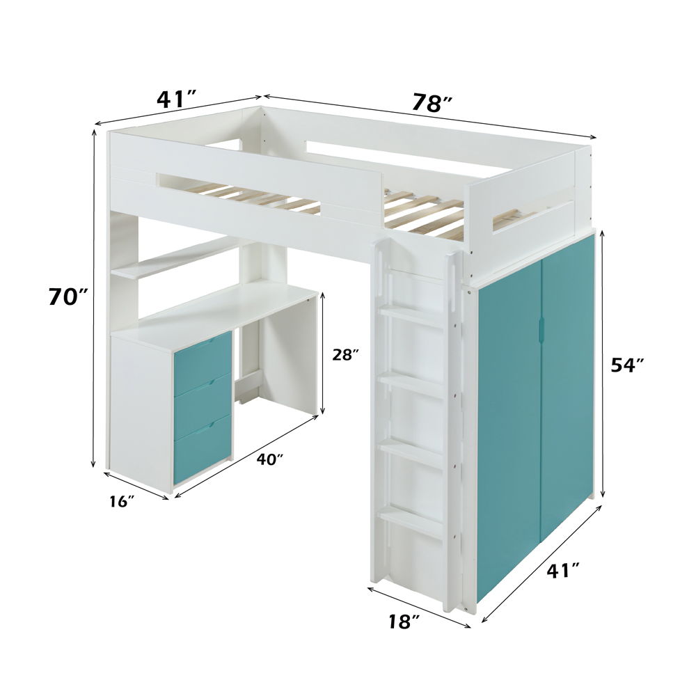 Nerice - Loft Bed - Urban Living Furniture (Los Angeles, CA)