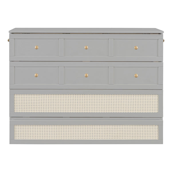 Murphy Bed With Large Drawers, Space Saving Design