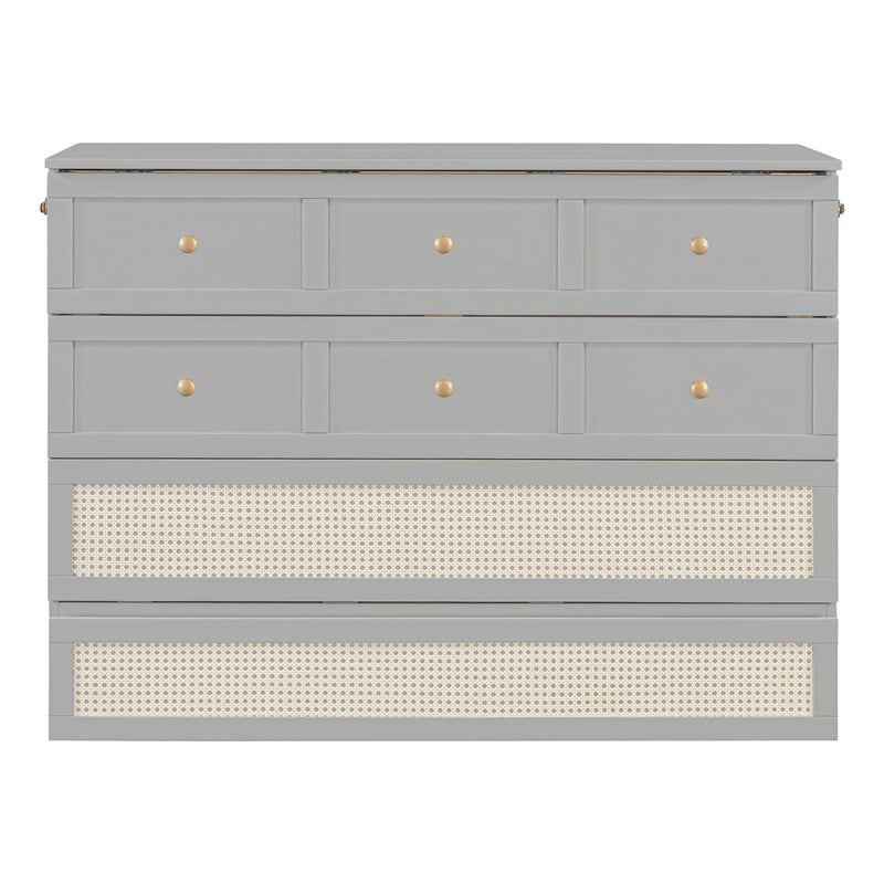 Murphy Bed With Large Drawers, Space Saving Design