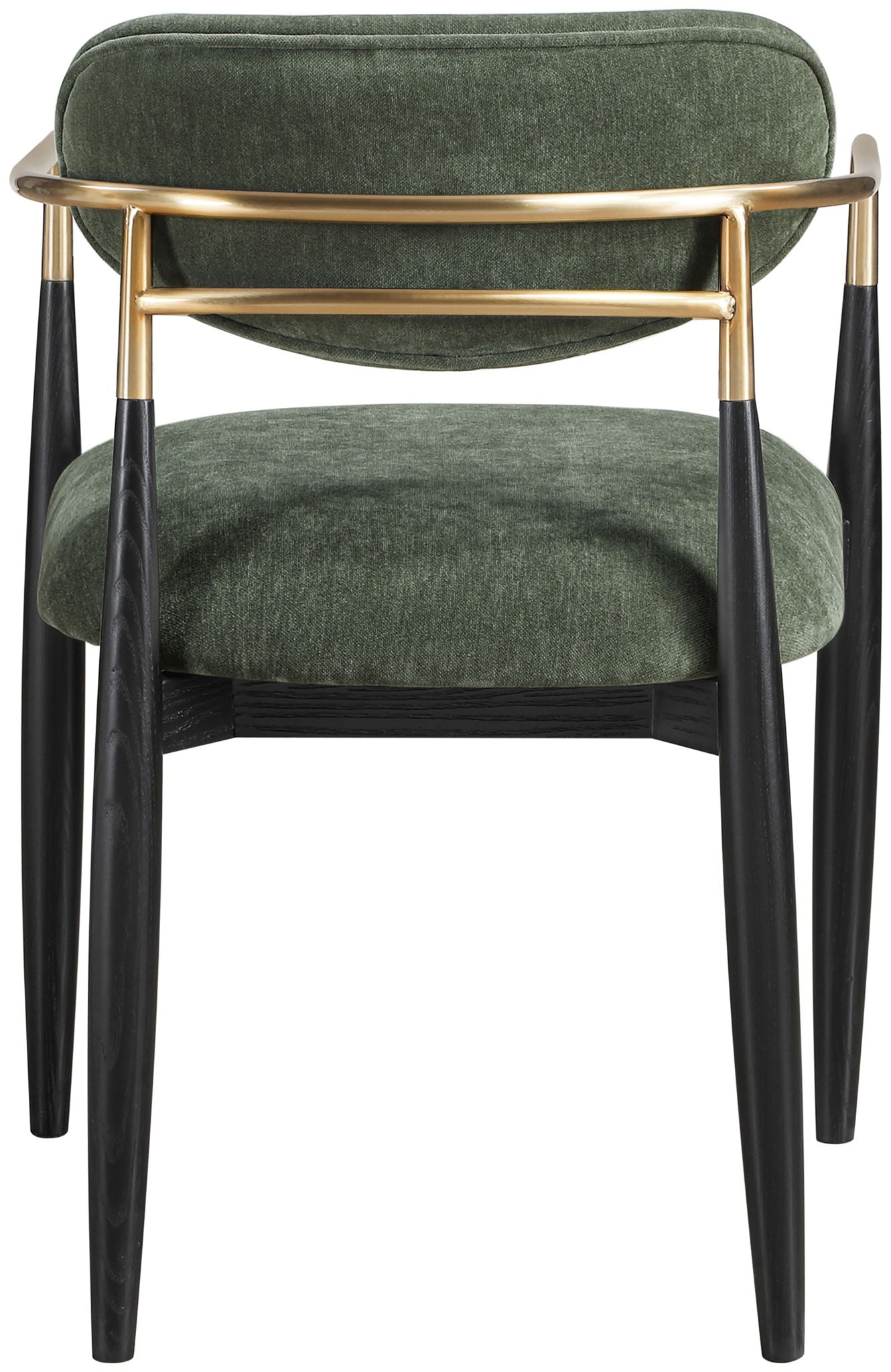 Riccio - Fabric Dining Arm Chair (Set of 2) - Black And Gold Frame - Urban Living Furniture (Los Angeles, CA)