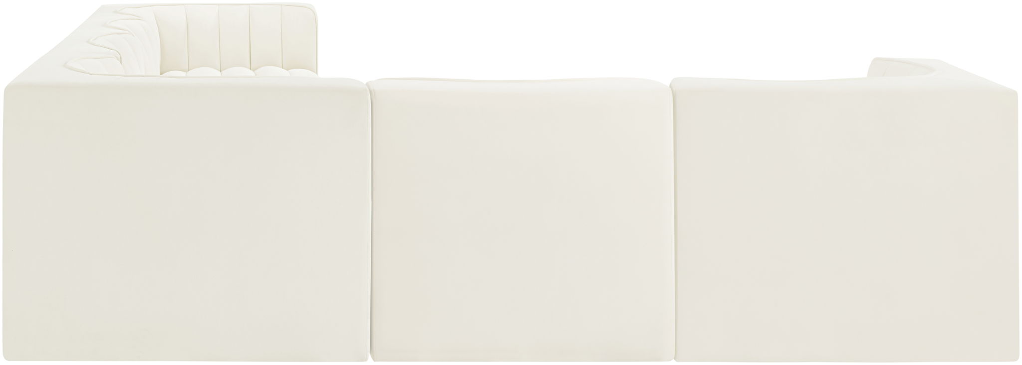 Rummi - Velvet Performance Fabric Upholstered 6 Piece Modular Sectional - Urban Living Furniture (Los Angeles, CA)