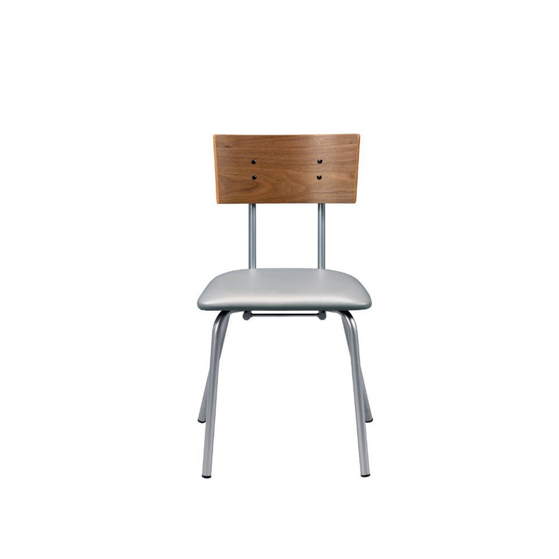 Jurgen - Side Chair (Set of 2) - PU & Silver - Urban Living Furniture (Los Angeles, CA)