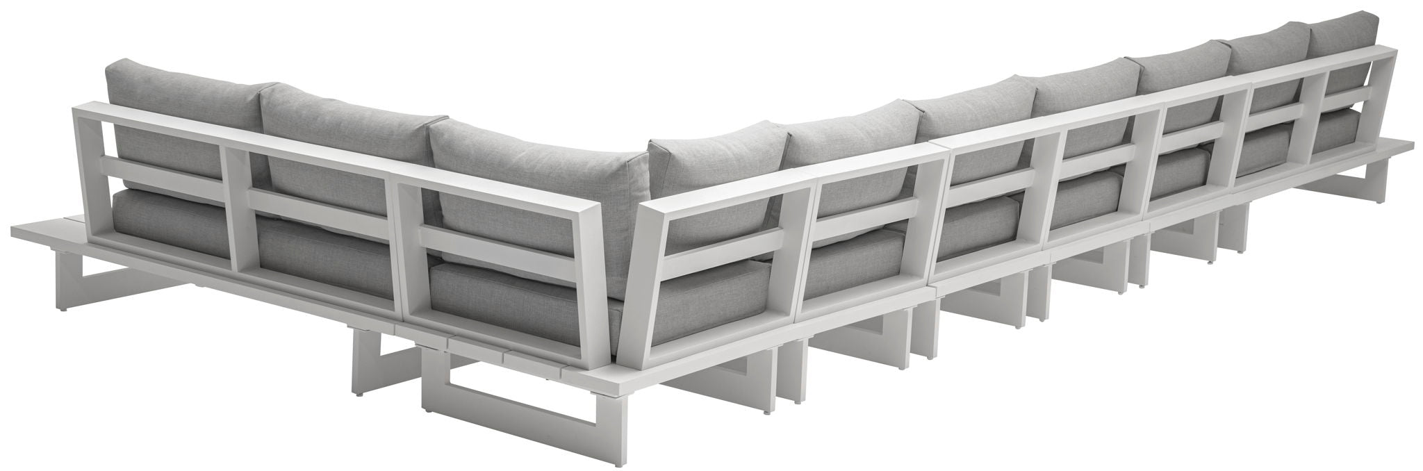 Maldives - 7 Piece Water Resistant Outdoor Patio Modular Sectional With White Base - Urban Living Furniture (Los Angeles, CA)