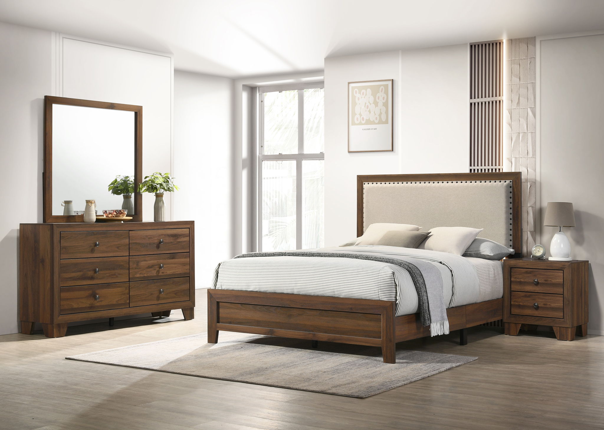 Millie - Upholstered Bedroom Set - Urban Living Furniture (Los Angeles, CA)