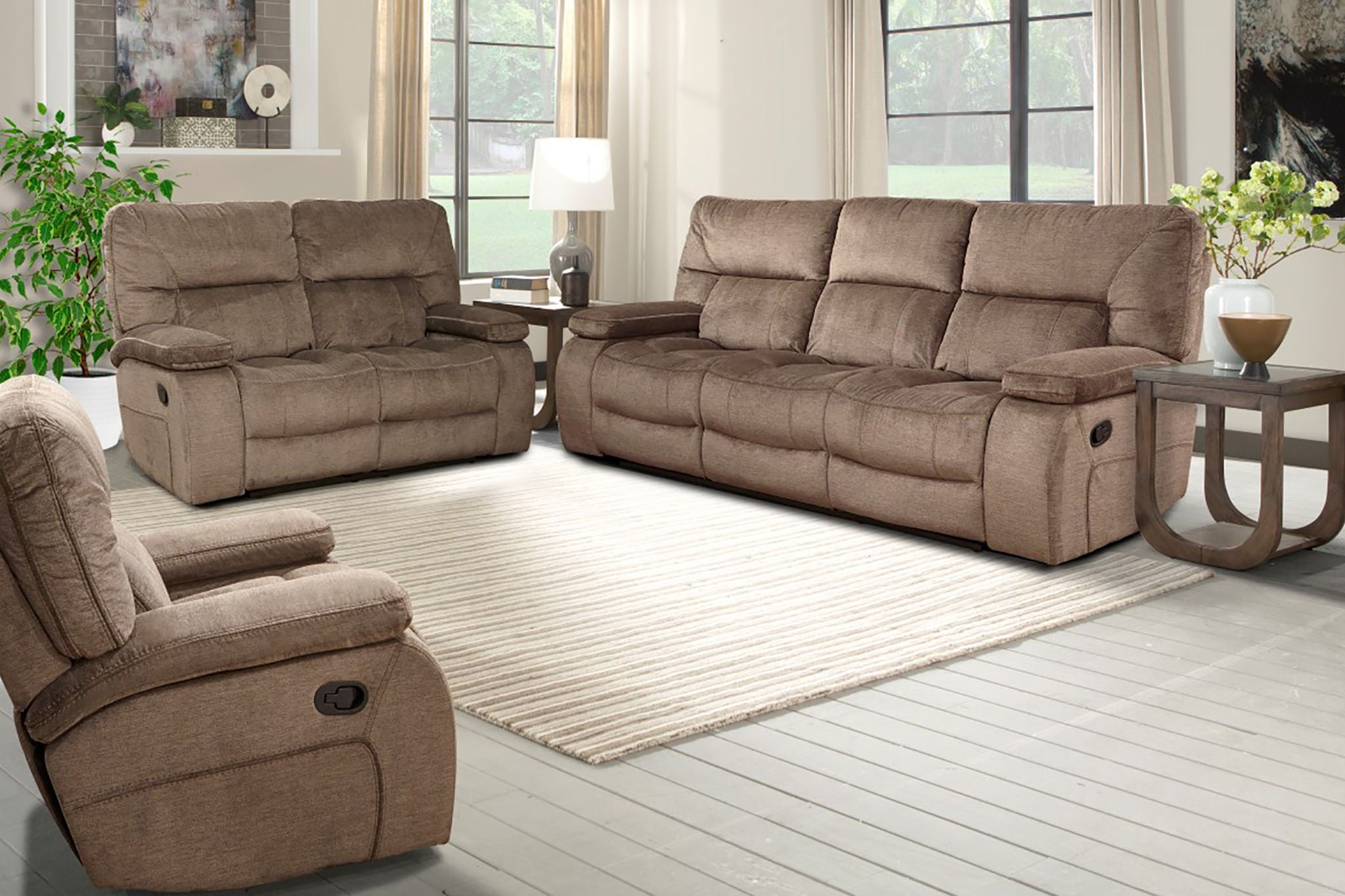 Chapman - Manual Reclining Sofa Set - Urban Living Furniture (Los Angeles, CA)