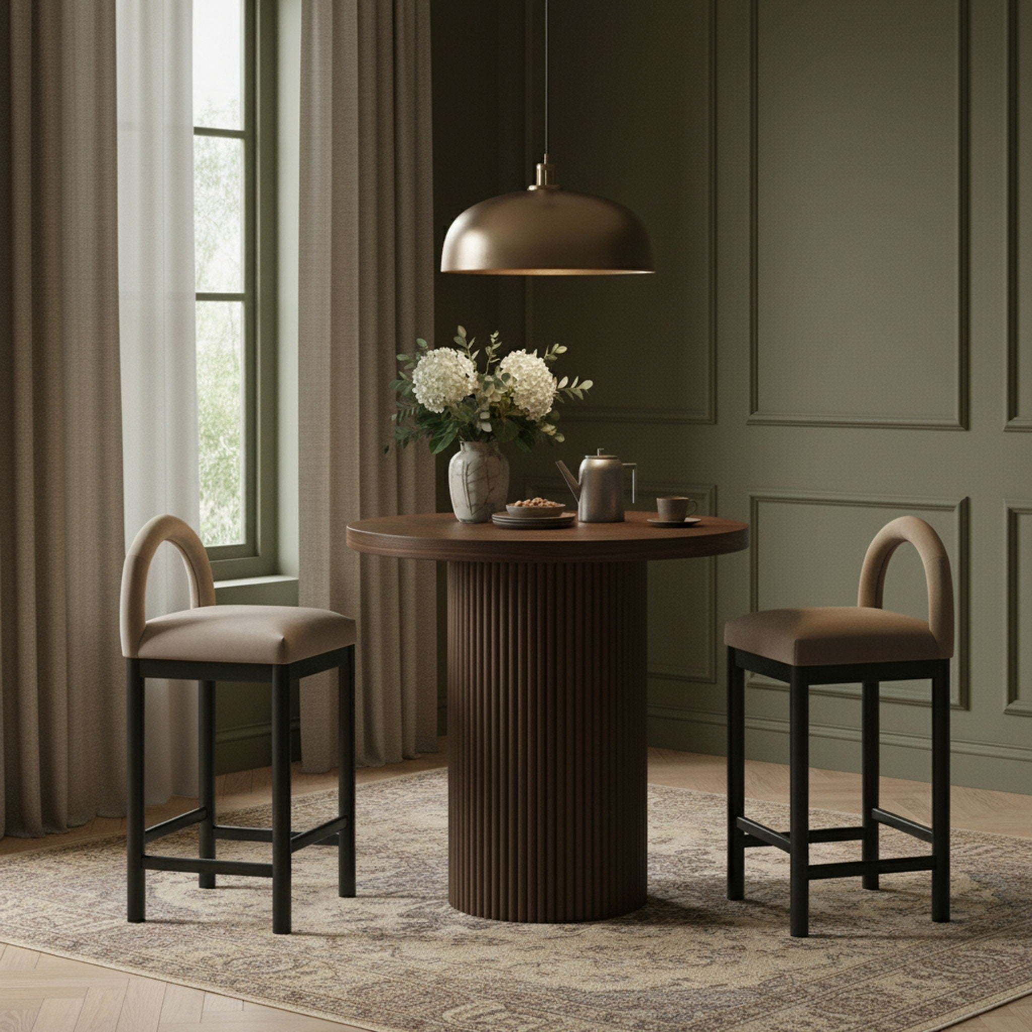 Belinda - Oak Veneer Table - Urban Living Furniture (Los Angeles, CA)