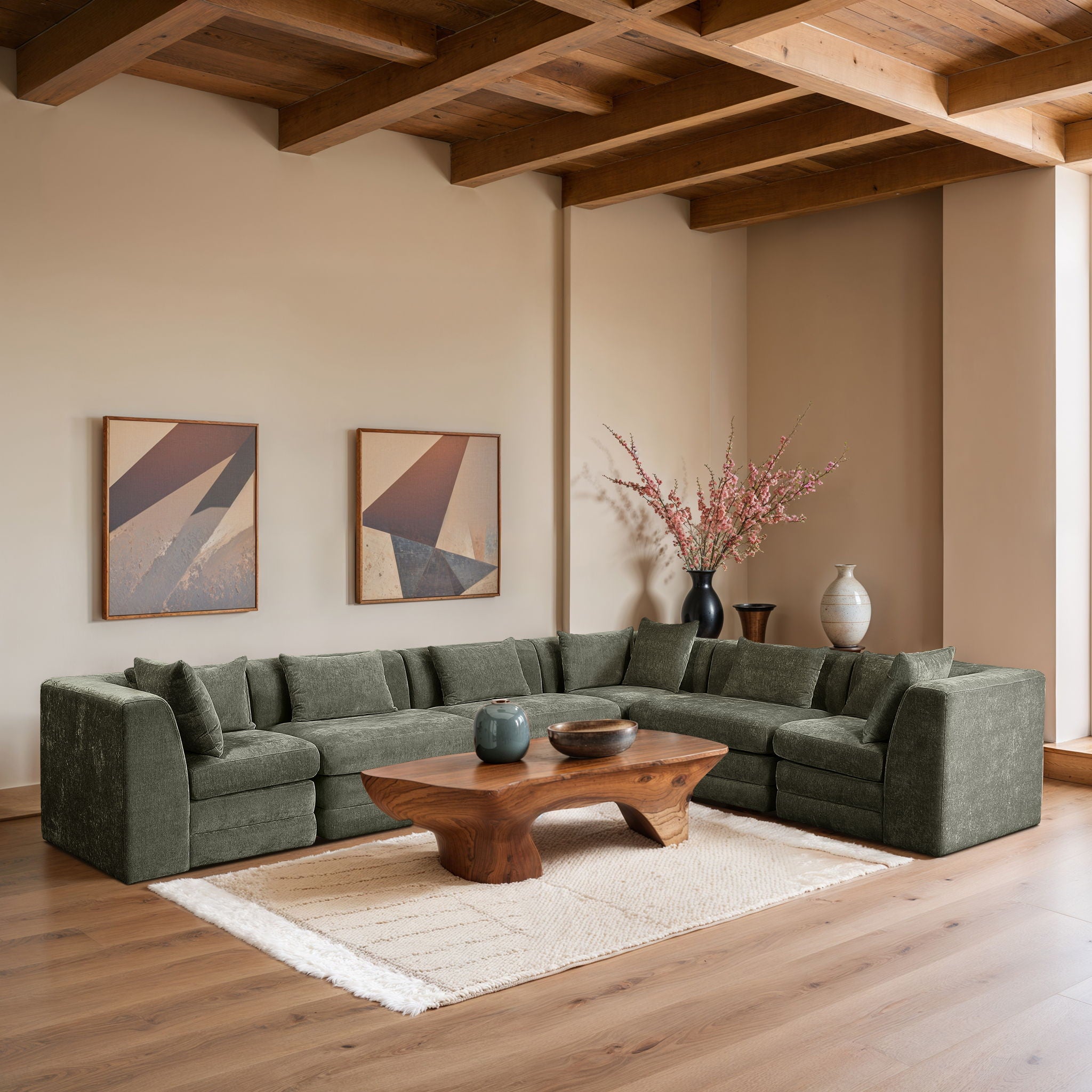 Stellar - 6 Piece Upholstered Modular Sectional - Urban Living Furniture (Los Angeles, CA)