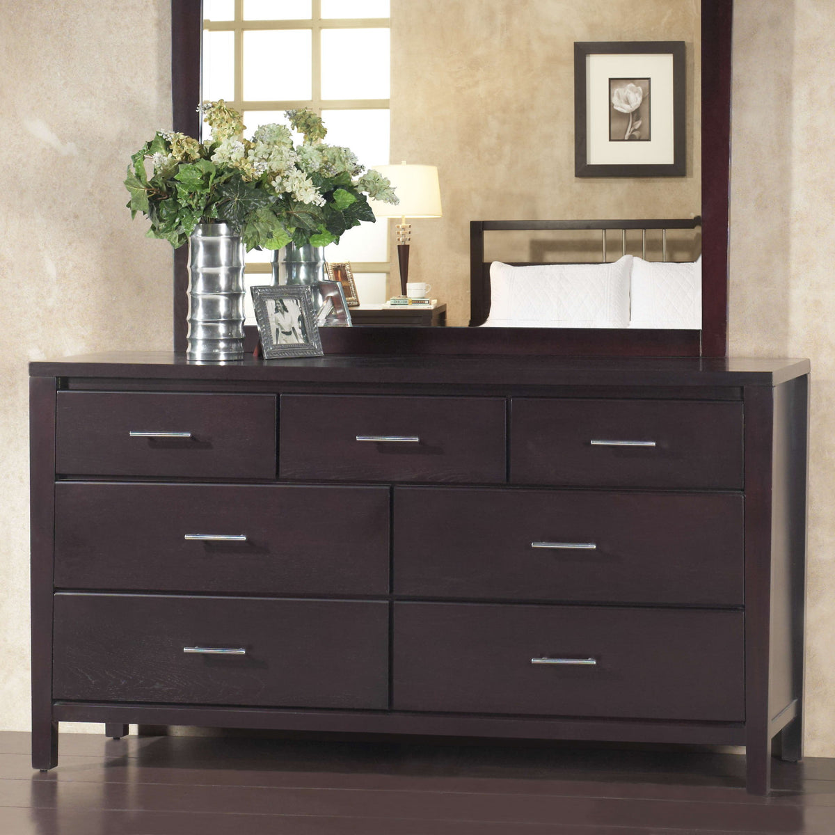 Nevis - Seven Drawer Dresser - Espresso (2024)