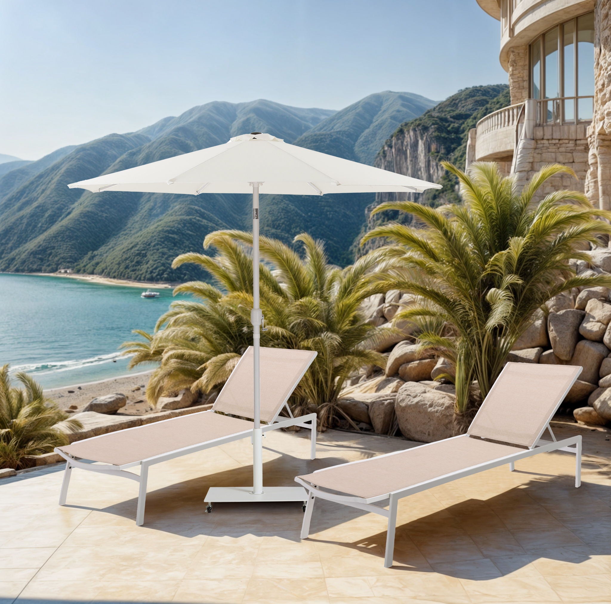 Fiji - Patio Umbrella With White Pole - Urban Living Furniture (Los Angeles, CA)