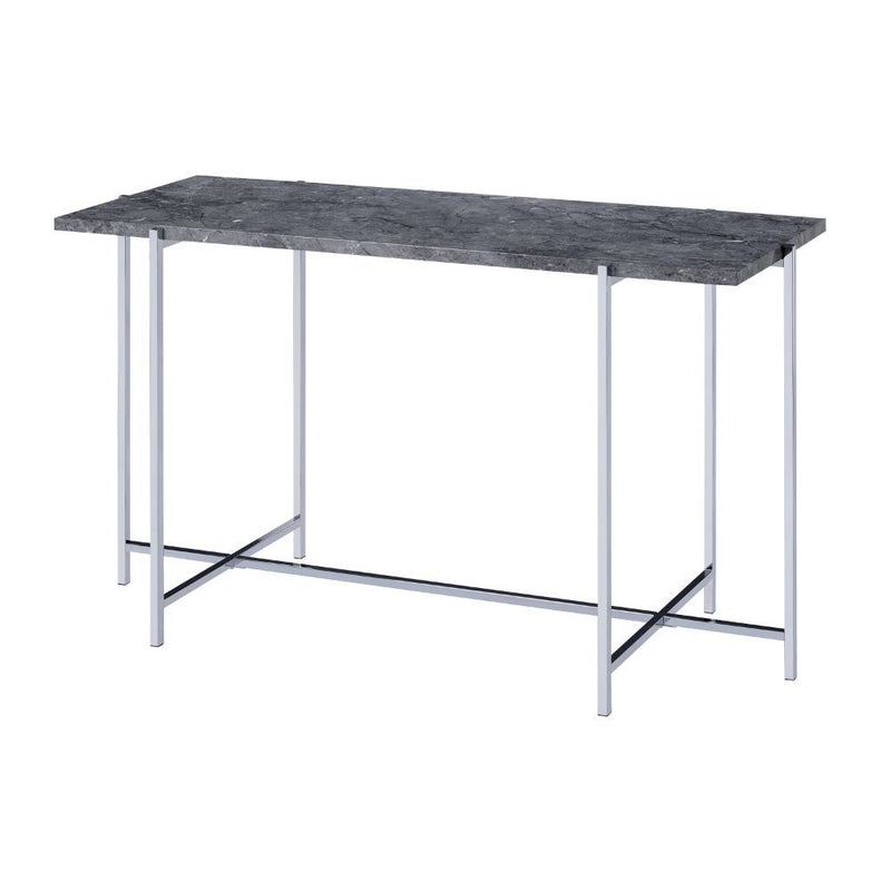 Adelae - Accent Table - Faux Marble & Chrome - Urban Living Furniture (Los Angeles, CA)