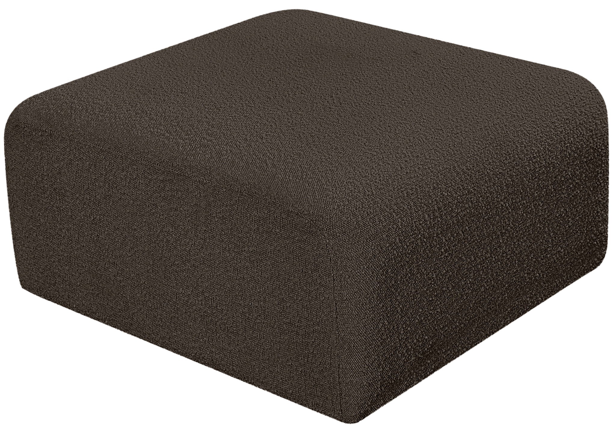 Arc - Boucle Fabric Ottoman - Urban Living Furniture (Los Angeles, CA)