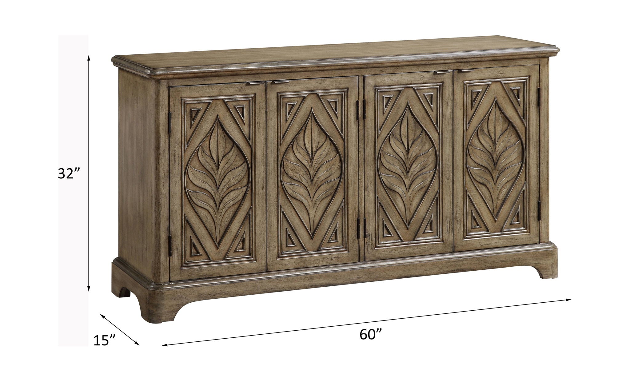 Orana - Console Cabinet - Oak - Urban Living Furniture (Los Angeles, CA)