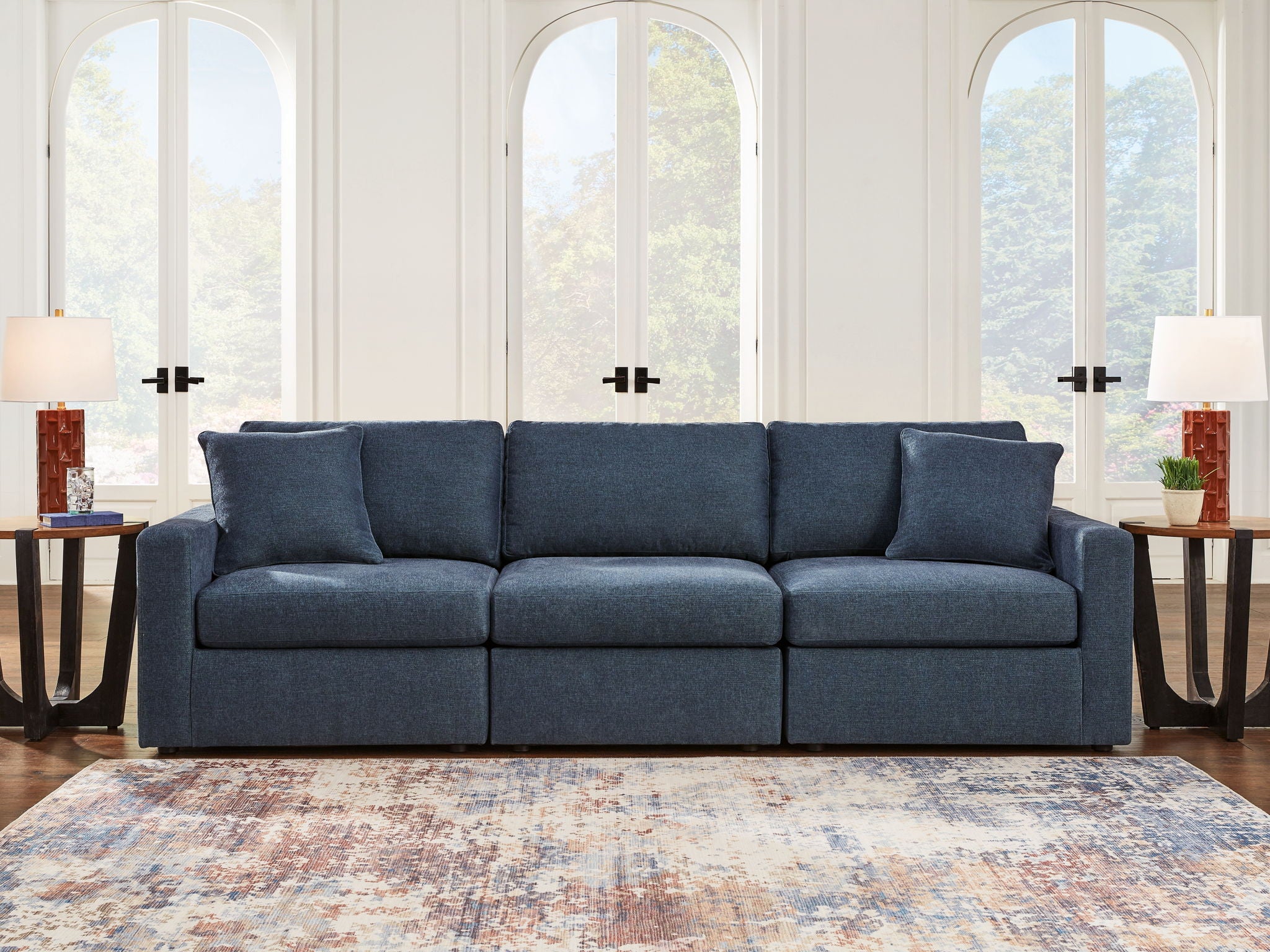 Modmax - Ink - 3-Piece Sectional Sofa - Fabric - Urban Living Furniture (Los Angeles, CA)