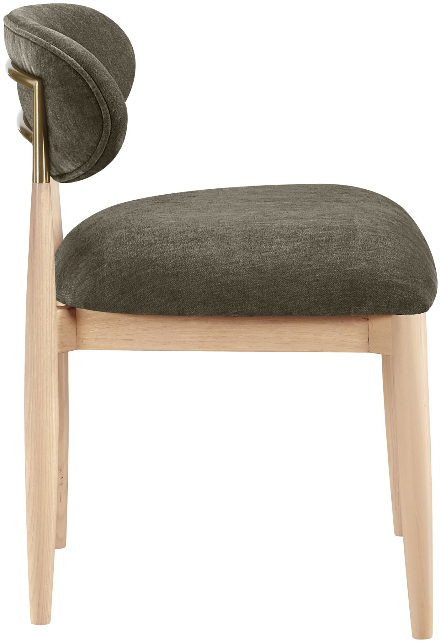 Riccio - Fabric Dining Side Chair (Set of 2) - Natural Frame - Urban Living Furniture (Los Angeles, CA)