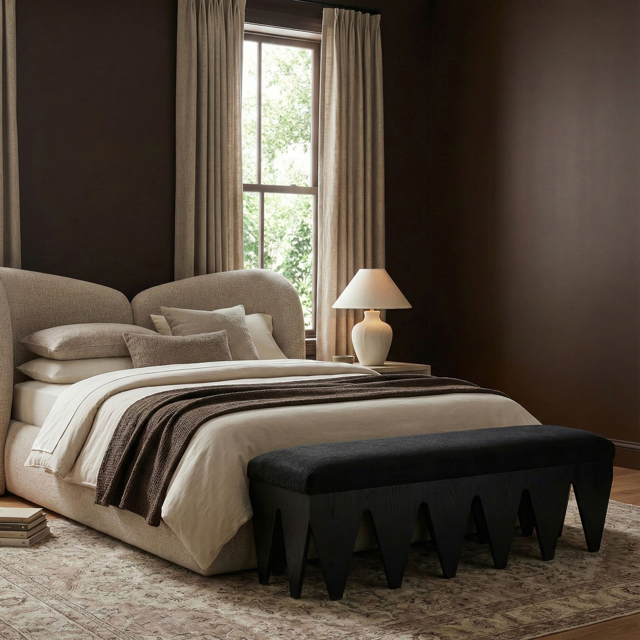 Altair - Bench - Black Base - Urban Living Furniture (Los Angeles, CA)