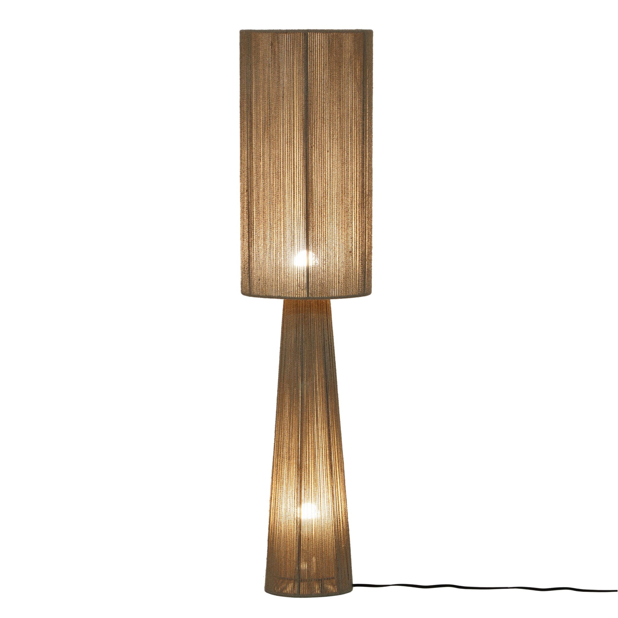 Marza - Jute 2-Bulb Floor Lamp - Natural - Urban Living Furniture (Los Angeles, CA)