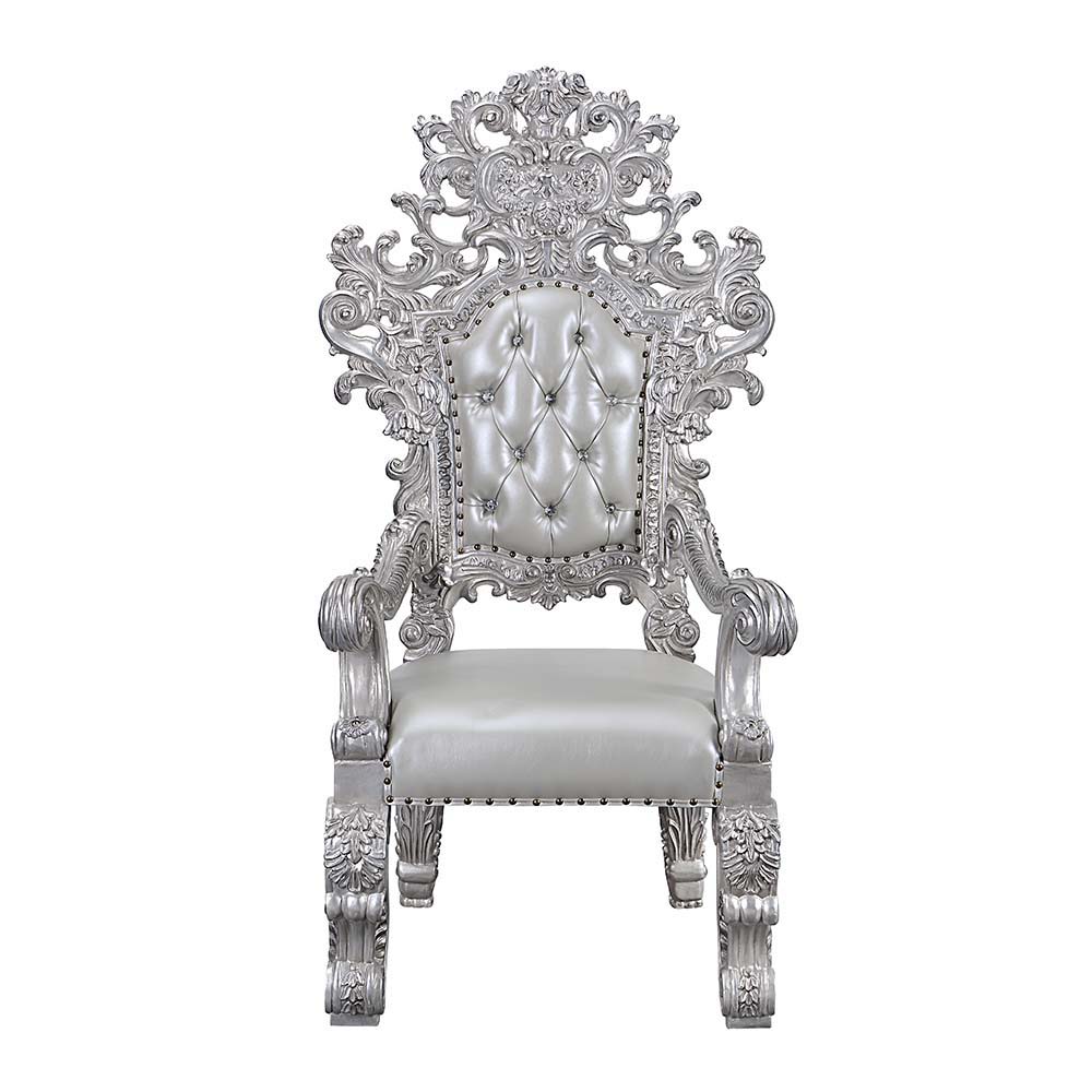 Valkyrie - Arm Chair (Set of 2) - Antique Platinum - Urban Living Furniture (Los Angeles, CA)