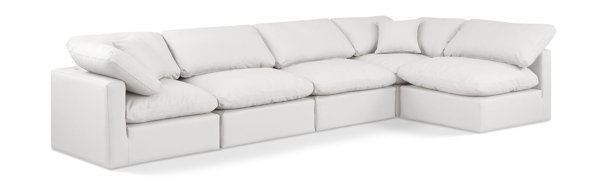 Indulge - Faux Leather 5 Piece Modular Sectional - Urban Living Furniture (Los Angeles, CA)