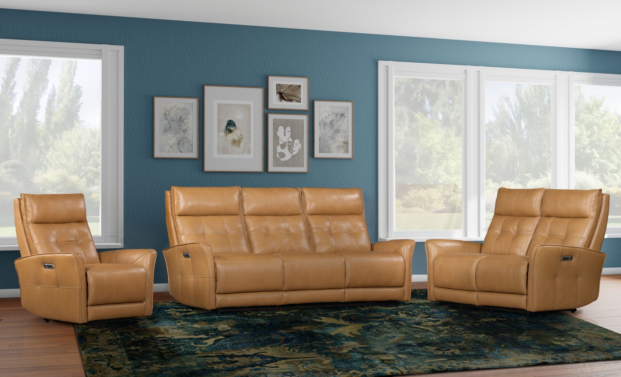 Gershwin - Zero Gravity Power Reclining Sofa - Lucca Butterscotch - Urban Living Furniture (Los Angeles, CA)