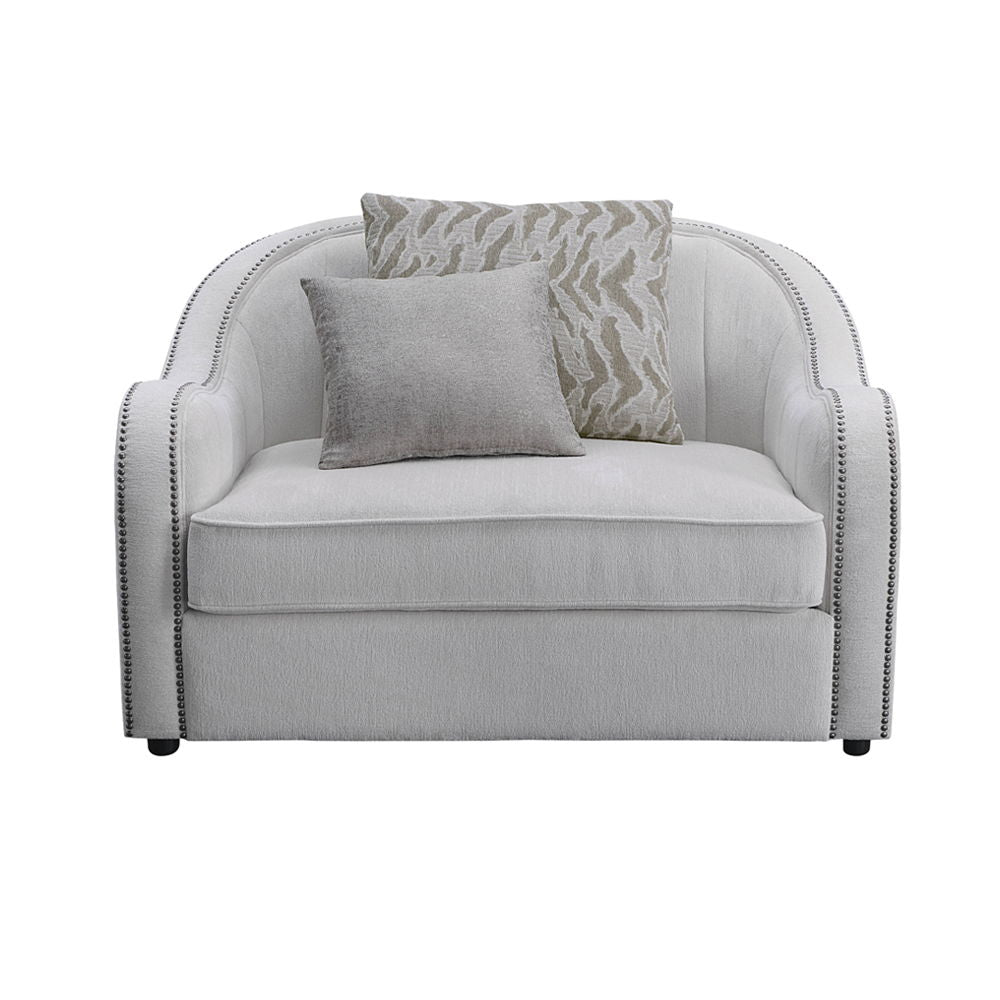 Mahler - Chair With 2 Pillows - Beige Linen - Urban Living Furniture (Los Angeles, CA)
