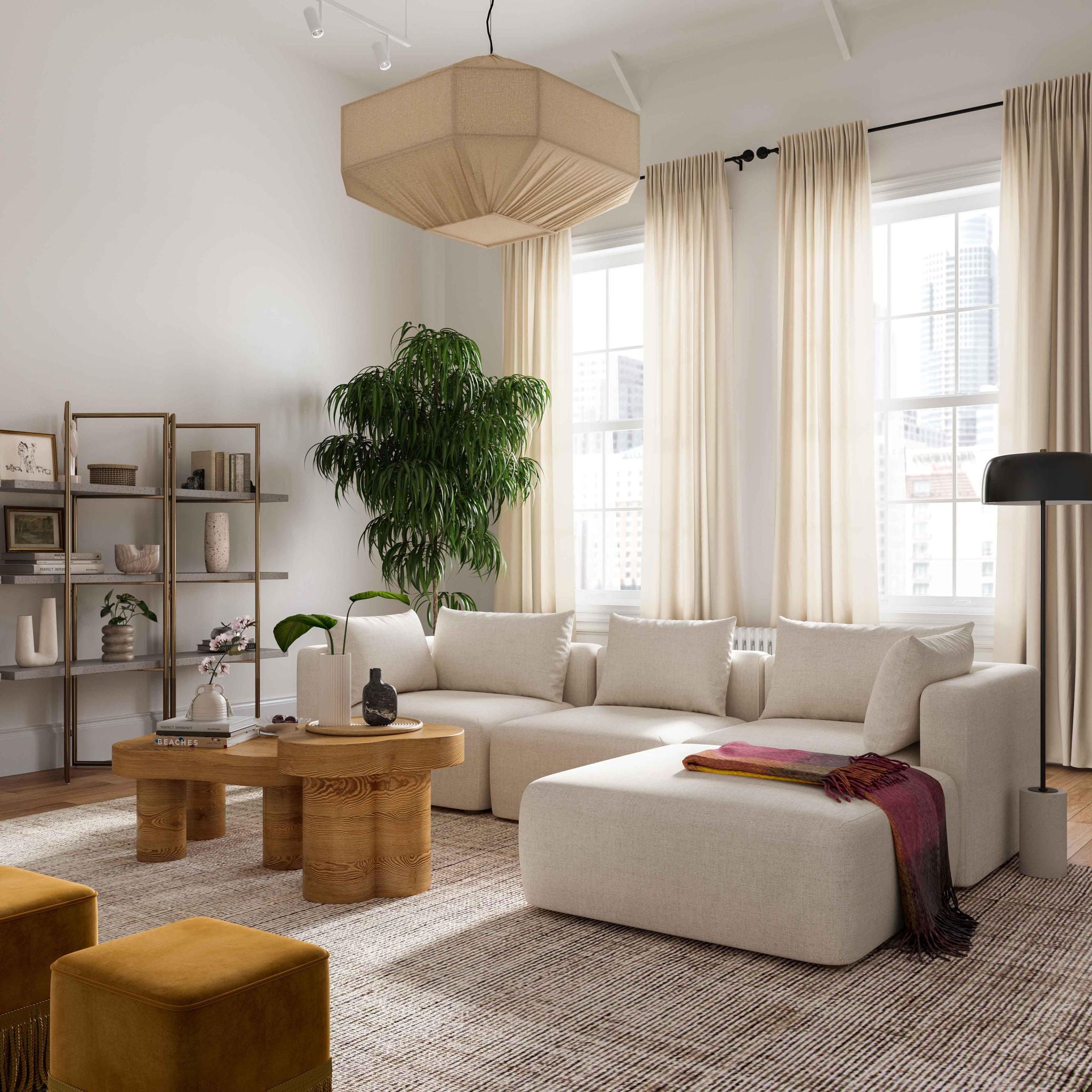 Hangover - Linen Sectional - Urban Living Furniture (Los Angeles, CA)