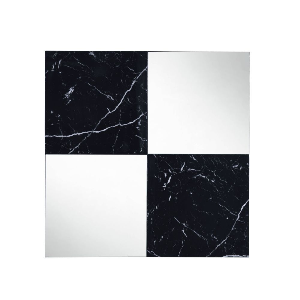Angwin - Wall Mirror - Mirrored & Faux Marble - Urban Living Furniture (Los Angeles, CA)