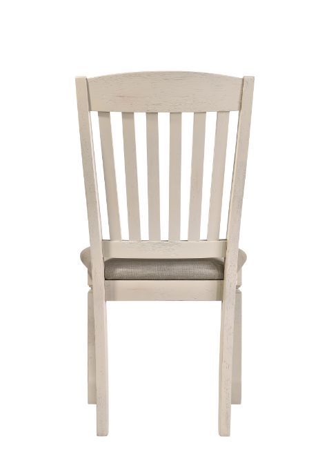 Fedele - Side Chair (Set of 2) - Tan Fabric & Cream - Urban Living Furniture (Los Angeles, CA)