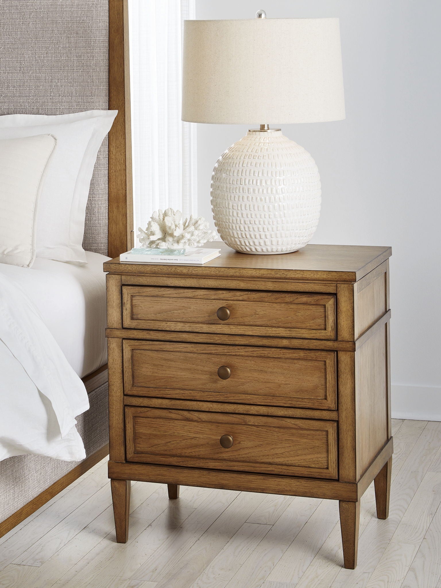 Sharlance - Brown - Three Drawer Night Stand - Urban Living Furniture (Los Angeles, CA)