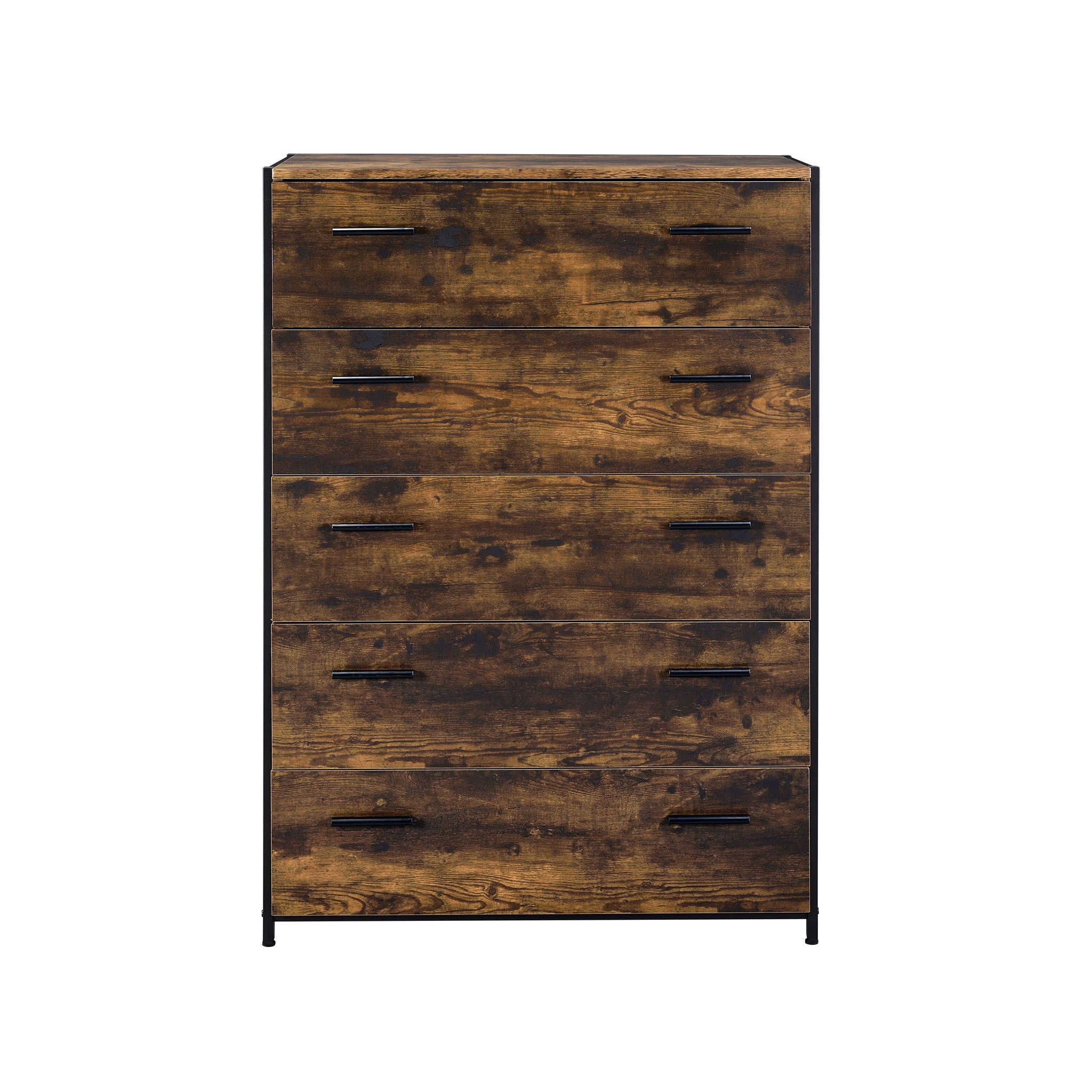 Juvanth - Chest - Rustic Oak & Black Finish - Urban Living Furniture (Los Angeles, CA)