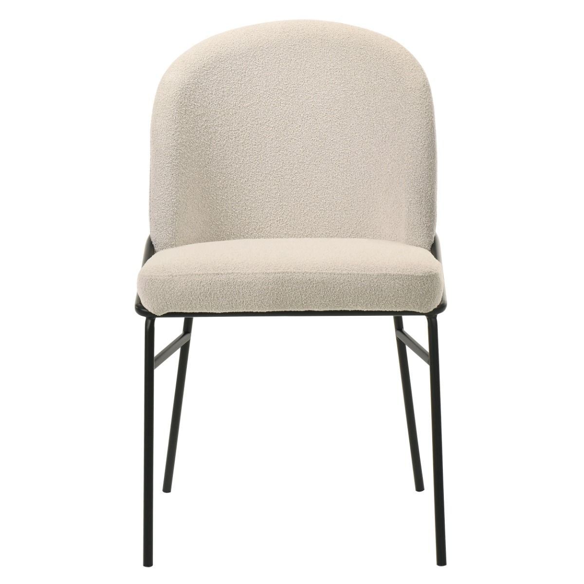 Lark - Side Chair (Set of 2) - White / Black - Urban Living Furniture (Los Angeles, CA)