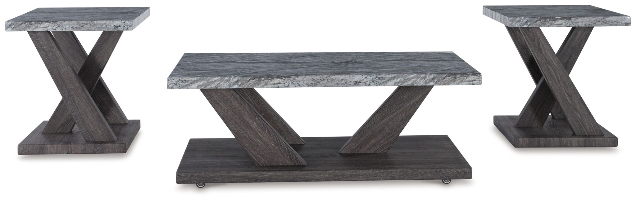 Bensonale - Brown / Gray - Occasional Table Set (Set of 3) - Urban Living Furniture (Los Angeles, CA)