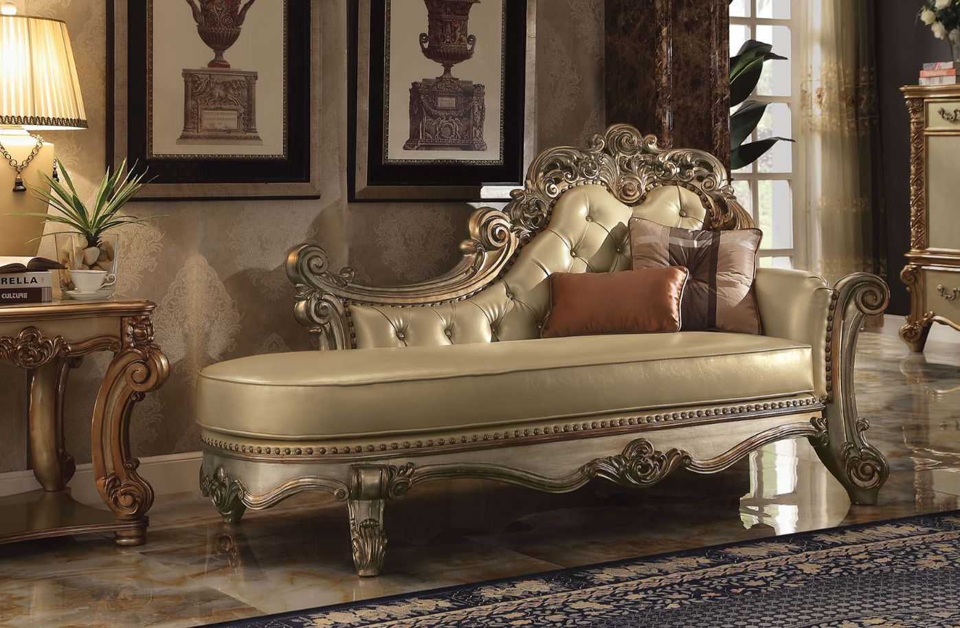 Vendome - Chaise w/2 Pillows - Urban Living Furniture (Los Angeles, CA)