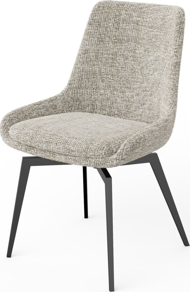 Ceo - 180 Degree Return Swivel Upholstered Dining Chair (Set of 2)