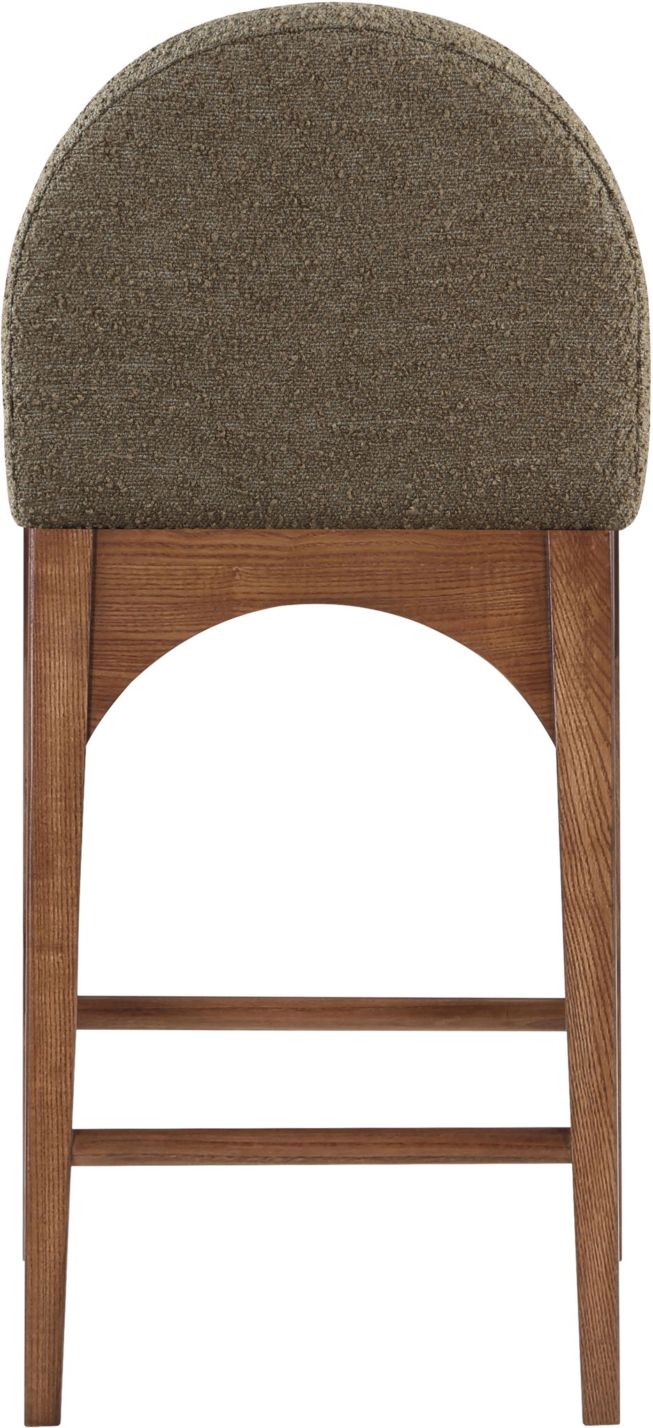 Waldorf - Boucle Stool With Brown Legs - Urban Living Furniture (Los Angeles, CA)