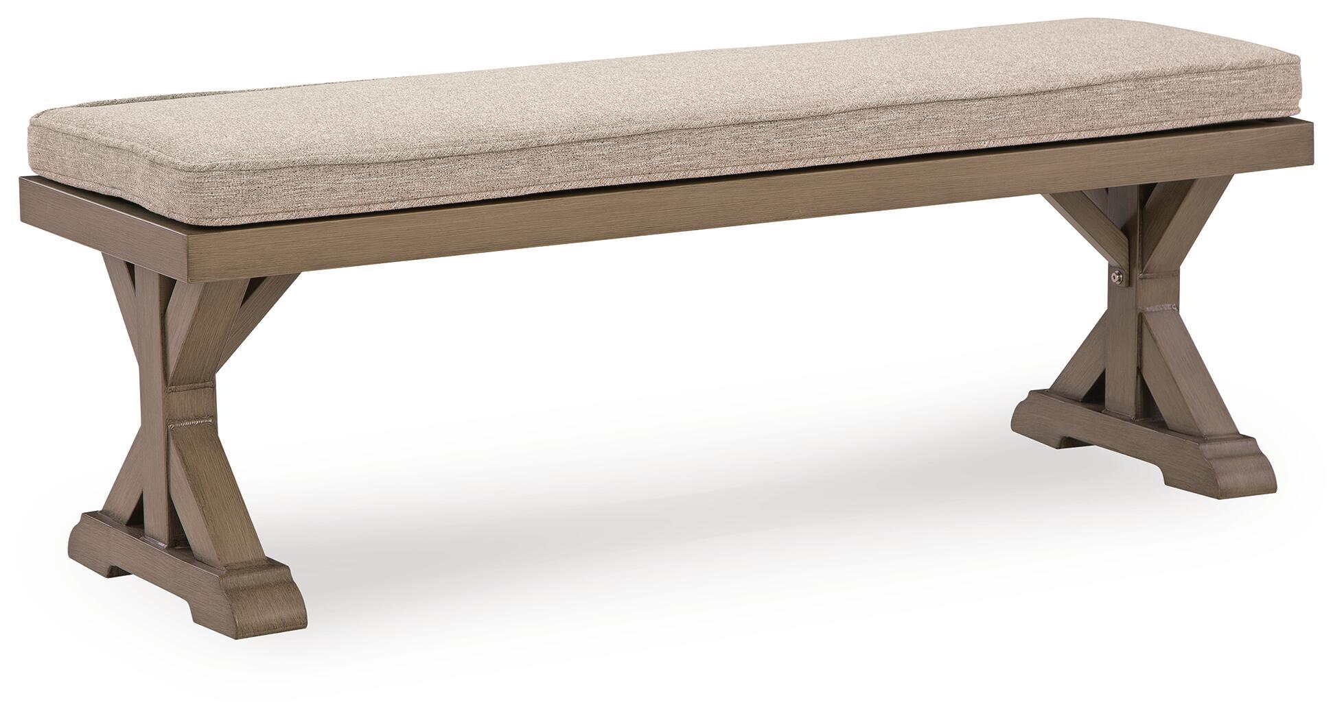 Laguna Heights - Bench With Cushion - Beige - Urban Living Furniture (Los Angeles, CA)