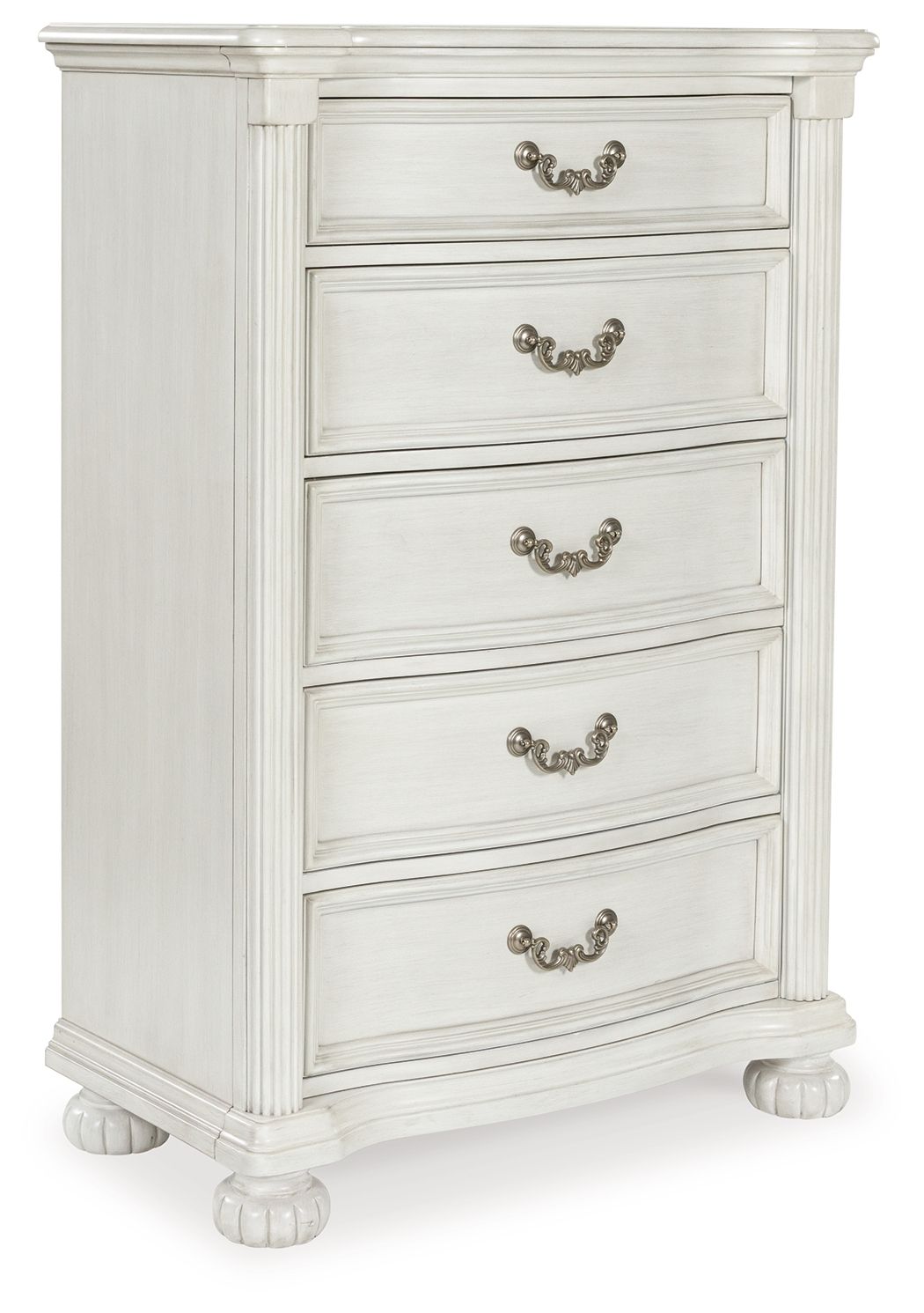 Montelaine - Antique White - Five Drawer Chest - Urban Living Furniture (Los Angeles, CA)