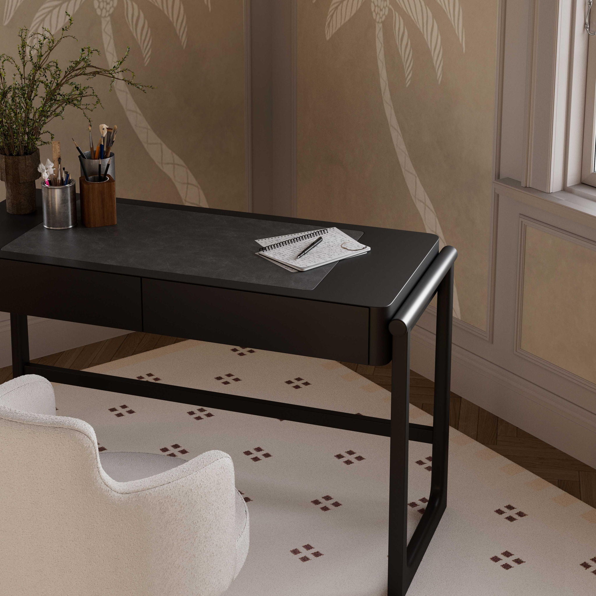 Alfalfa - 2 Drawer Desk - Urban Living Furniture (Los Angeles, CA)