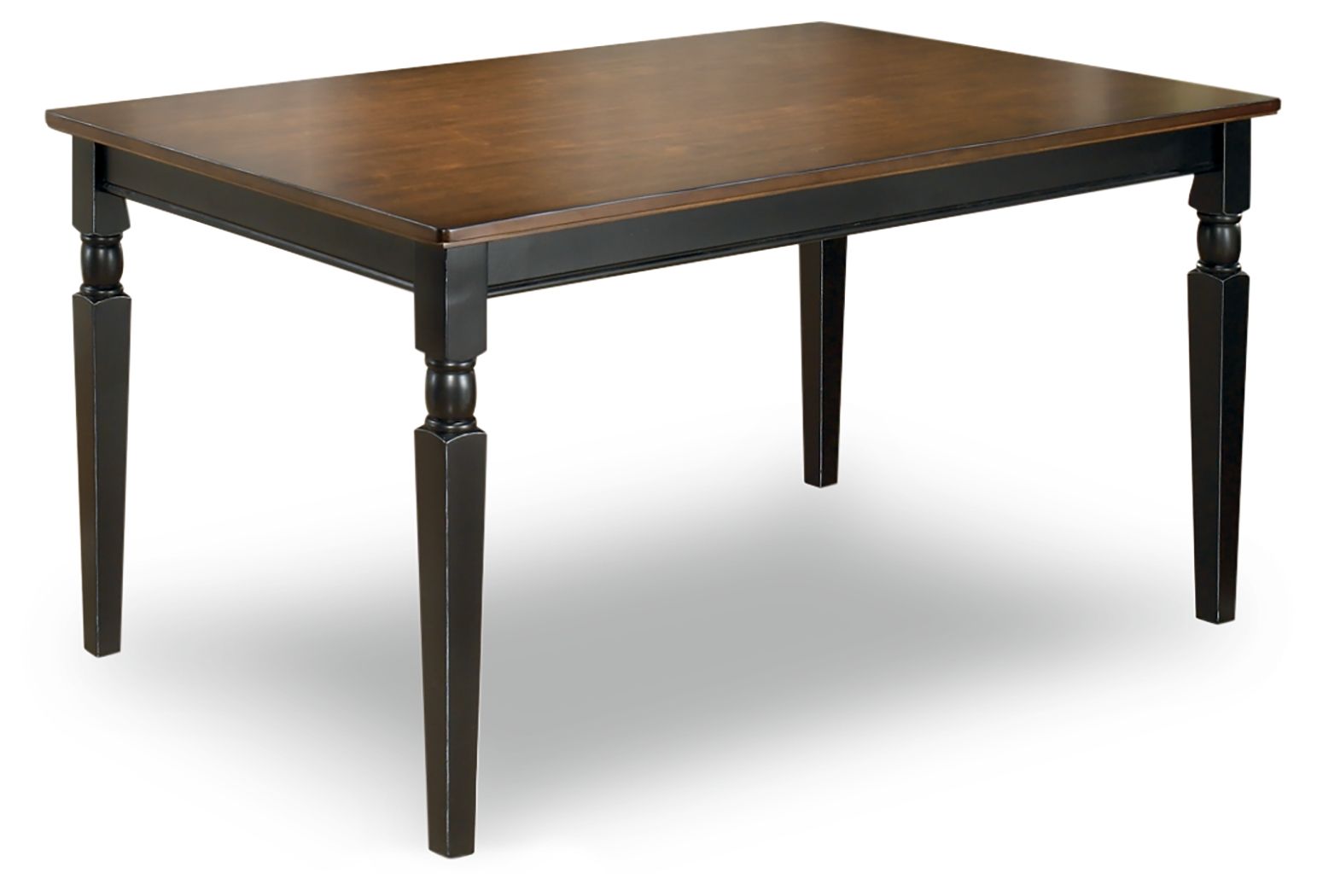Owingsville - Black / Brown - Rectangular Dining Room Table - Urban Living Furniture (Los Angeles, CA)