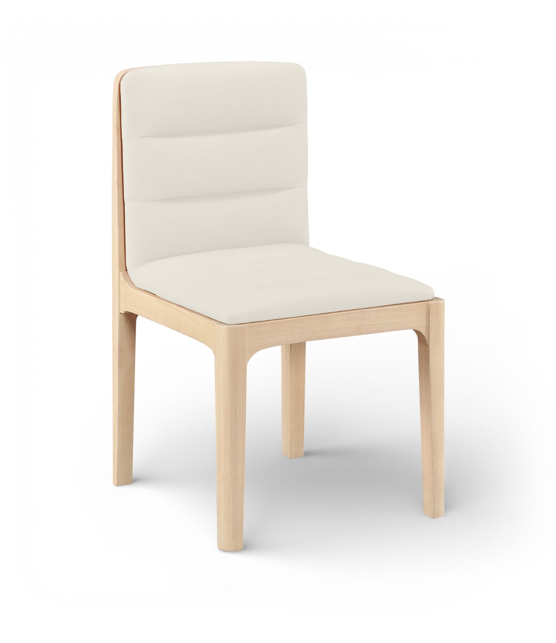 Ellis - Vegan Leather Upholstered Dining Chair (Set of 2) - Natural Base - Urban Living Furniture (Los Angeles, CA)