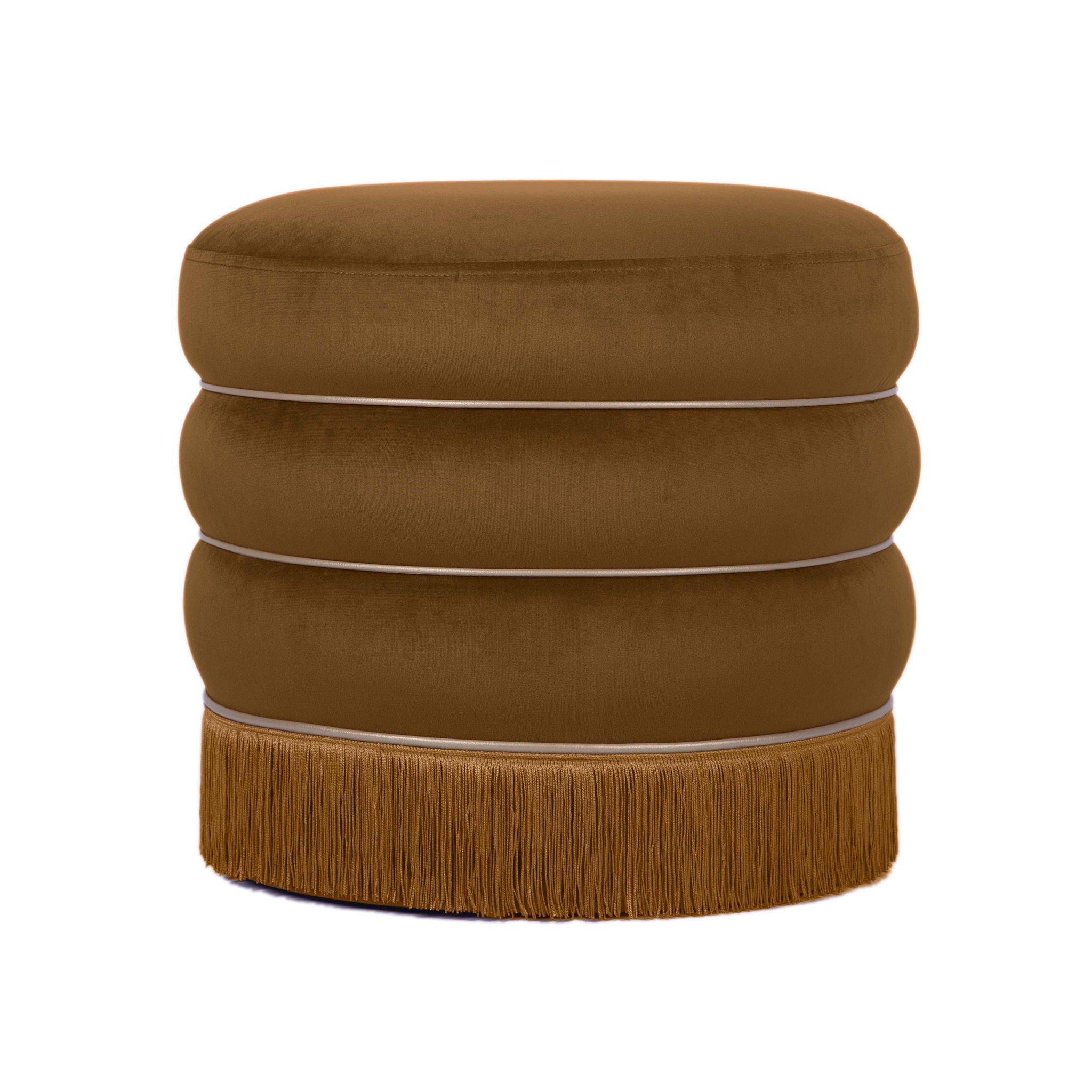 Lakka - Velvet Ottoman - Urban Living Furniture (Los Angeles, CA)