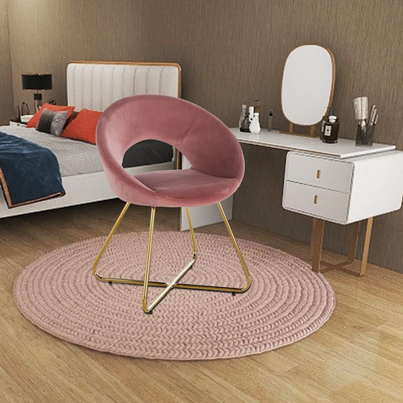 Modern Accent Velvet Chair (Set of 2)