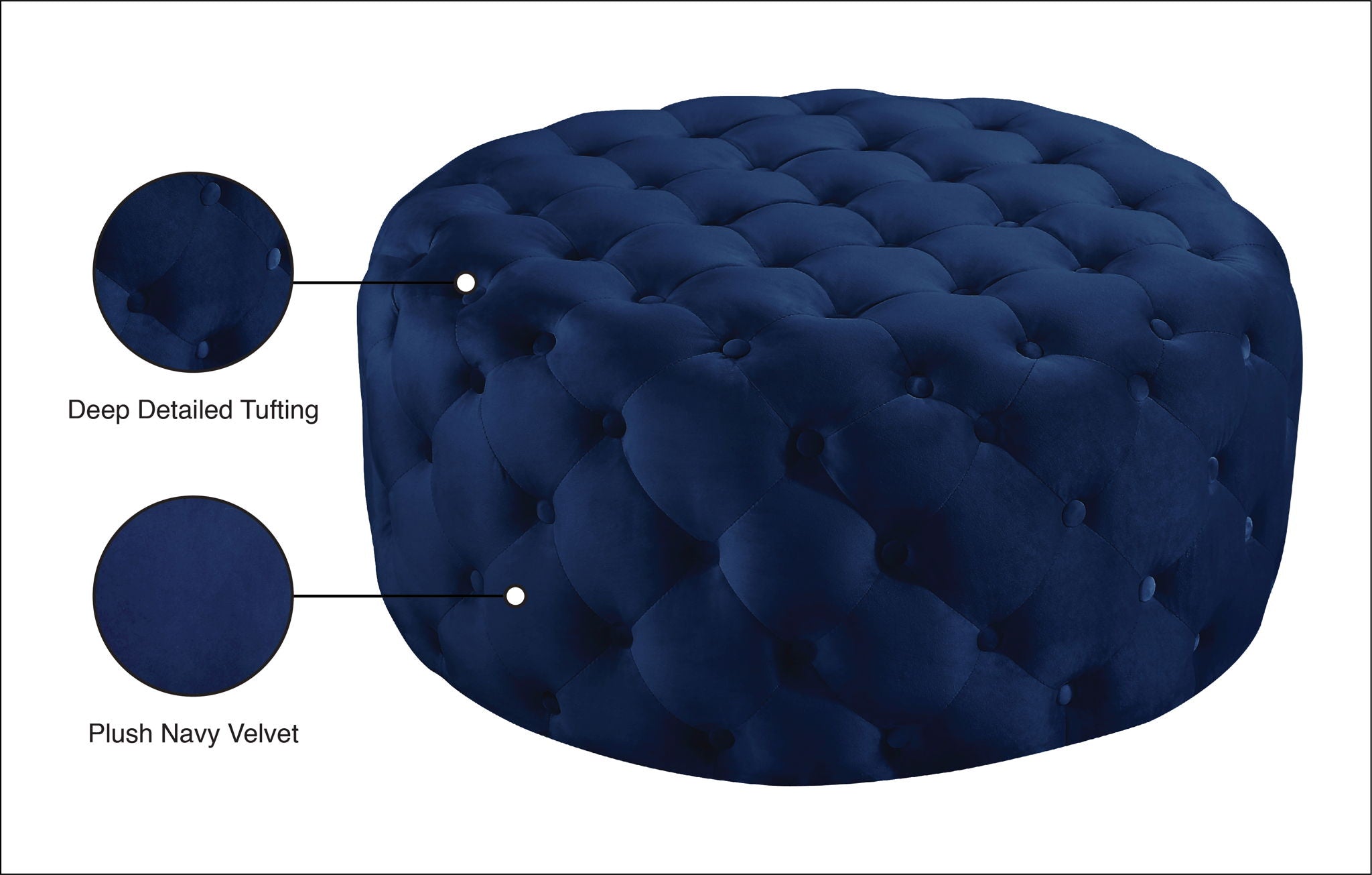 Addison - Bench Ottoman - Urban Living Furniture (Los Angeles, CA)