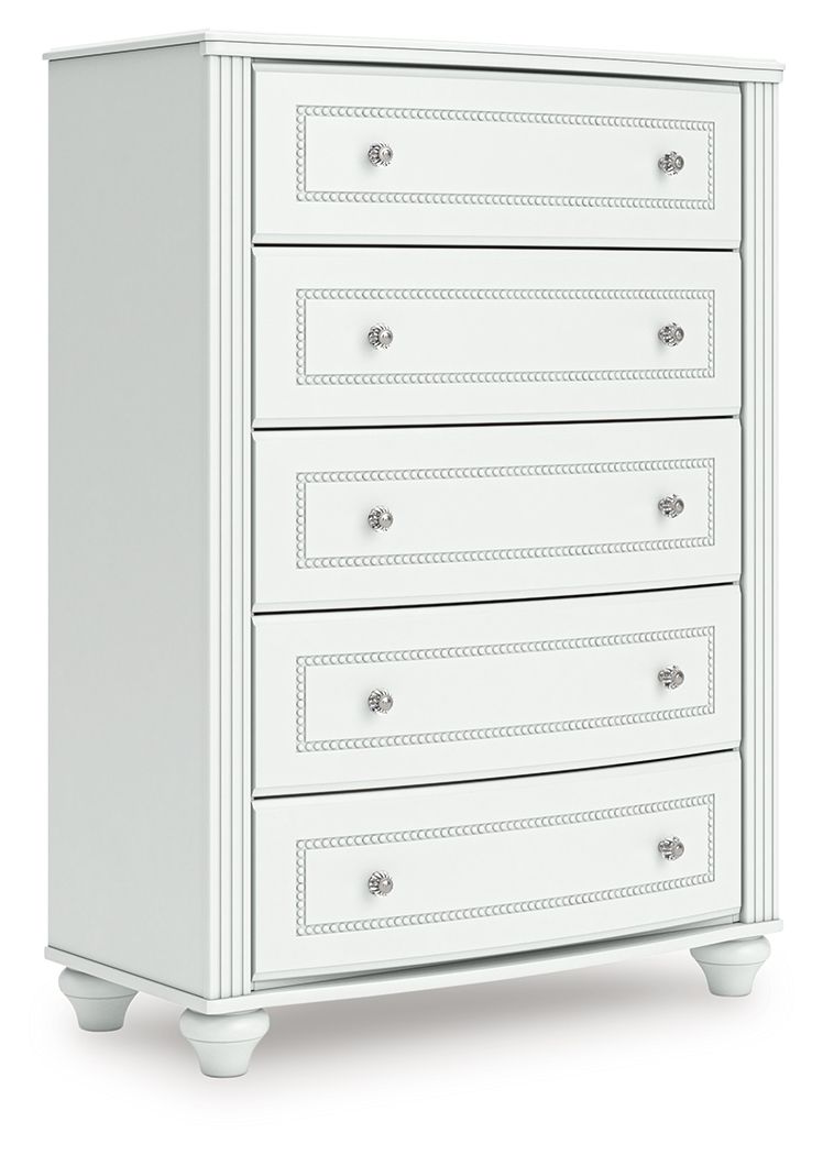 Kozlani - Five Drawer Chest - White - Urban Living Furniture (Los Angeles, CA)