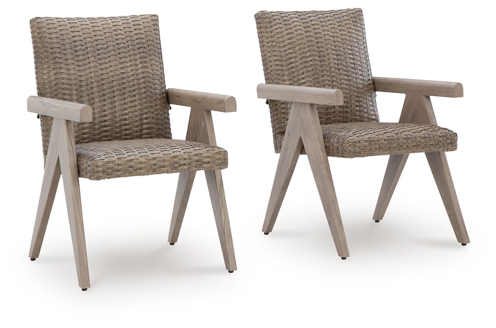 Cliff Trails - Beige - Arm Chair (Set of 2) - Urban Living Furniture (Los Angeles, CA)