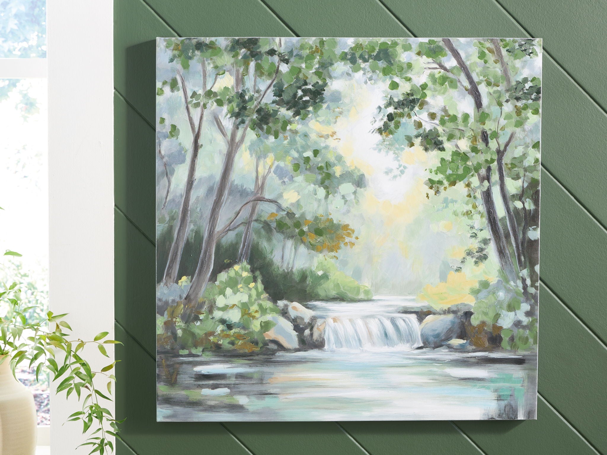 Evermaddick - Green / Gray / White - Wall Art - Urban Living Furniture (Los Angeles, CA)