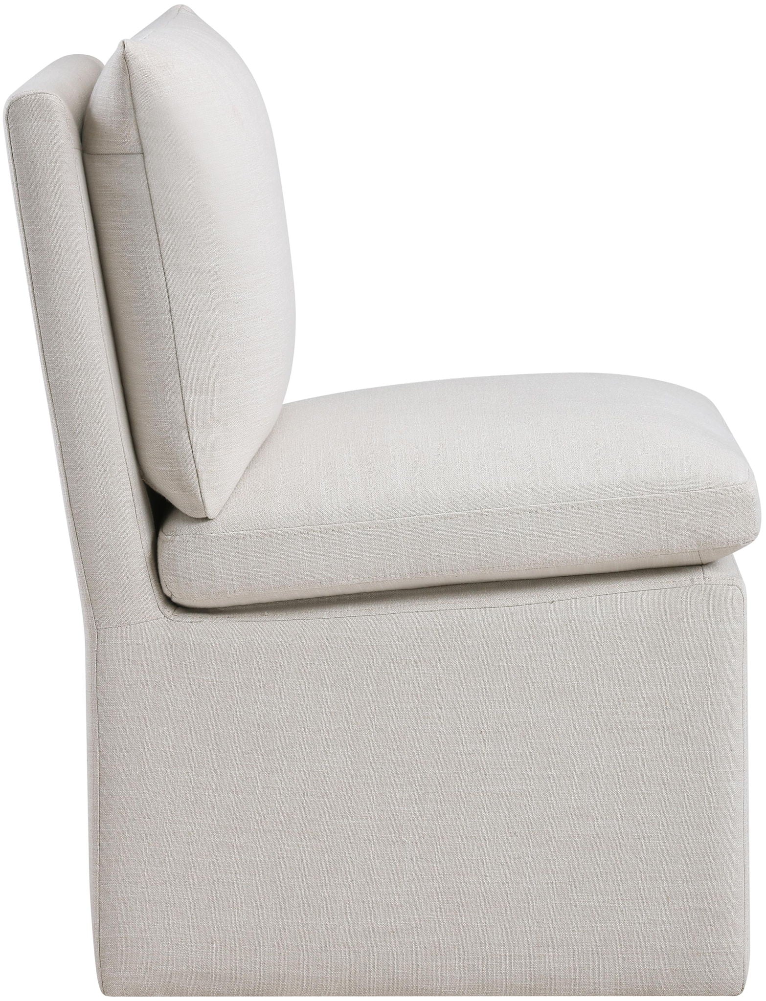 Nelori - Linen Textured Performance Fabric Upholstered Dining Chair (Set of 2) - Urban Living Furniture (Los Angeles, CA)