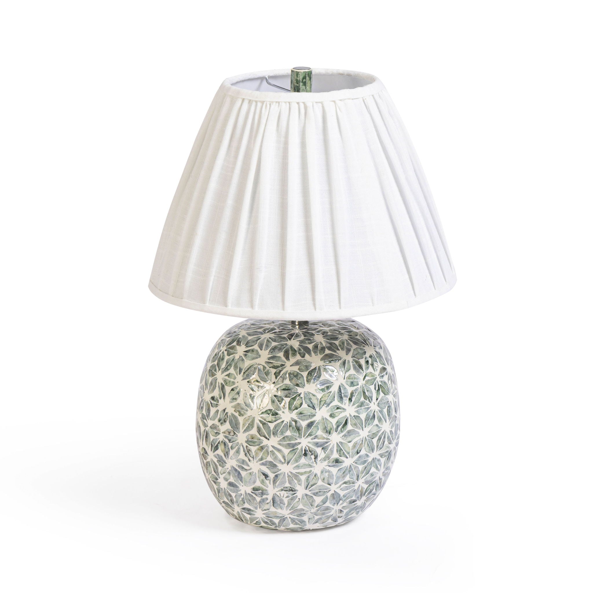 Yaya - Capiz Shell Table Lamp - Green - Urban Living Furniture (Los Angeles, CA)